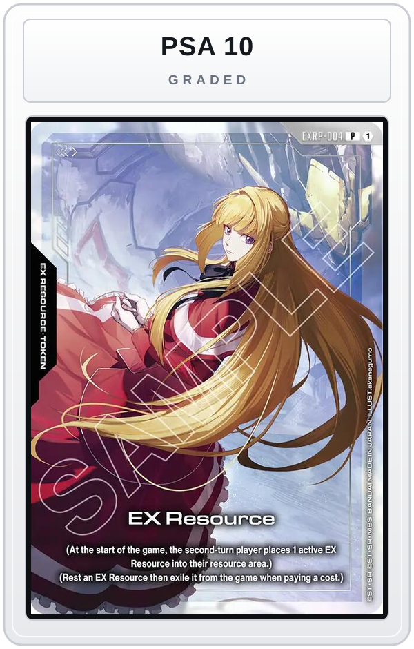 Graded - EX Resource (EXRP-004) (Mobile Suit Gundam Iron-Blooded Orphans) — PSA 10 graded overlay