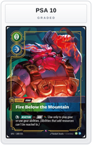 Graded - Ornn - Fire Below the Mountain — PSA 10 graded overlay