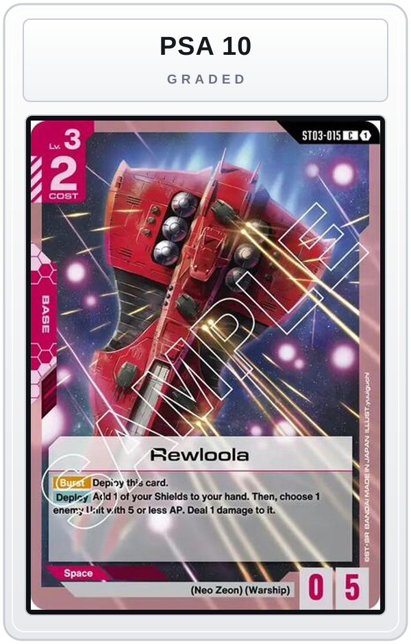 Graded - Rewloola — PSA 10 graded overlay