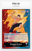 Graded - Portgas.D.Ace (002) — PSA 10 graded overlay