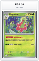 Graded - Meganium — PSA 10 graded overlay