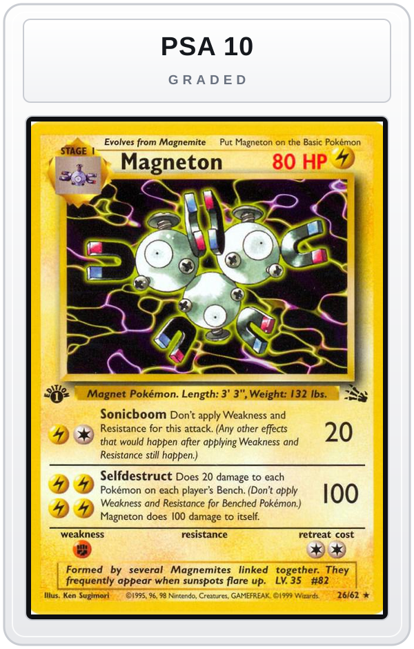 Graded - Magneton (26) — PSA 10 graded overlay