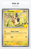 Graded - Morpeko - 061/128 — PSA 10 graded overlay