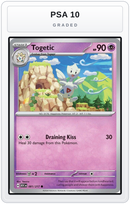 Graded - Togetic — PSA 10 graded overlay