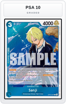 Graded - Sanji (OP15-047) — PSA 10 graded overlay