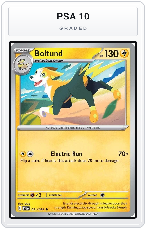 Graded - Boltund — PSA 10 graded overlay