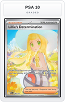 Graded - Lillie's Determination - 184/132 — PSA 10 graded overlay