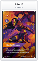 Graded - Sivir - Battle Mistress (Overnumbered) — PSA 10 graded overlay