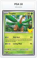 Graded - Tropius — PSA 10 graded overlay