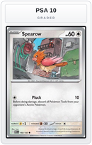 Graded - Spearow - 102/132 — PSA 10 graded overlay