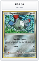 Graded - Magnemite - 8/12 — PSA 10 graded overlay