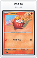 Graded - Darumaka — PSA 10 graded overlay