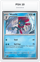 Graded - Weavile - 045/217 — PSA 10 graded overlay