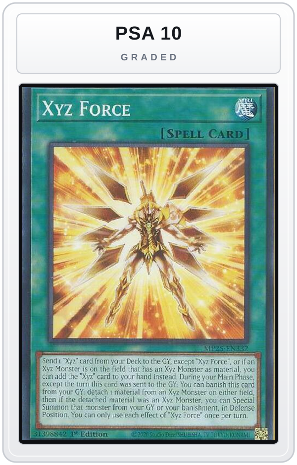 Graded - Xyz Force — PSA 10 graded overlay