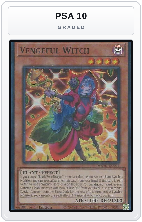 Graded - Vengeful Witch — PSA 10 graded overlay