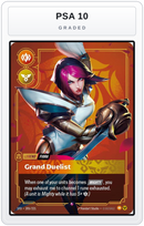Graded - Fiora - Grand Duelist — PSA 10 graded overlay