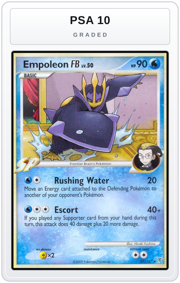 Graded - Empoleon FB — PSA 10 graded overlay