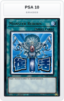 Graded - Monster Reborn — PSA 10 graded overlay