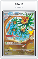 Graded - Alolan Exeggutor - 129/128 — PSA 10 graded overlay