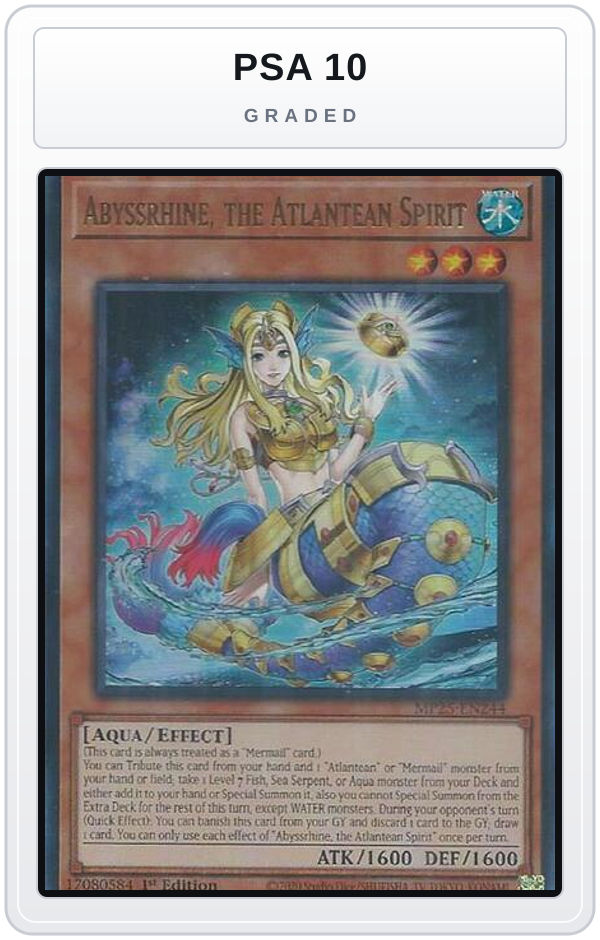Graded - Abyssrhine, the Atlantean Spirit — PSA 10 graded overlay