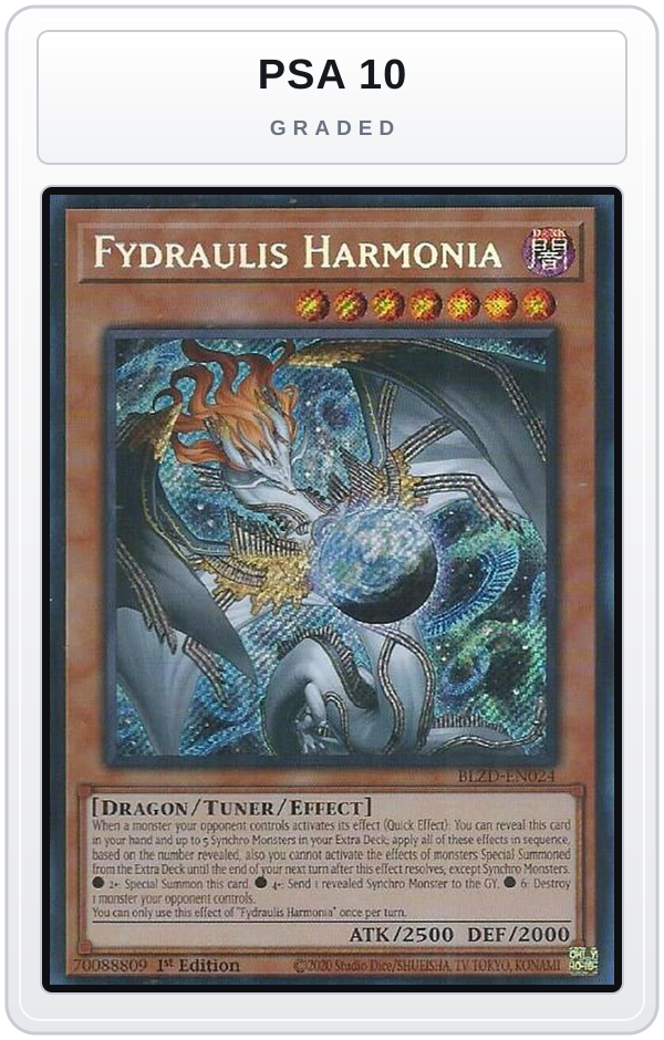 Graded - Fydraulis Harmonia — PSA 10 graded overlay