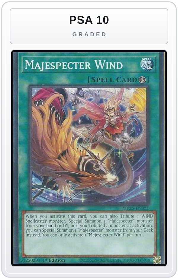 Graded - Majespecter Wind — PSA 10 graded overlay
