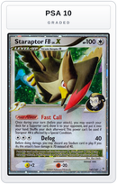 Graded - Staraptor FB Lv.X — PSA 10 graded overlay
