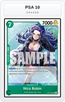 Graded - Nico Robin — PSA 10 graded overlay
