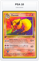 Graded - Flareon (19) — PSA 10 graded overlay