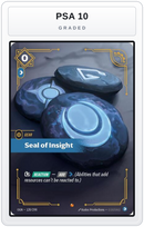 Graded - Seal of Insight — PSA 10 graded overlay