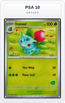 Graded - Ivysaur — PSA 10 graded overlay