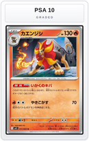 Graded - Pyroar — PSA 10 graded overlay
