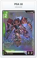 Graded - Char's Zaku II — PSA 10 graded overlay