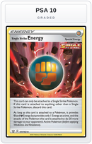 Graded - Single Strike Energy — PSA 10 graded overlay