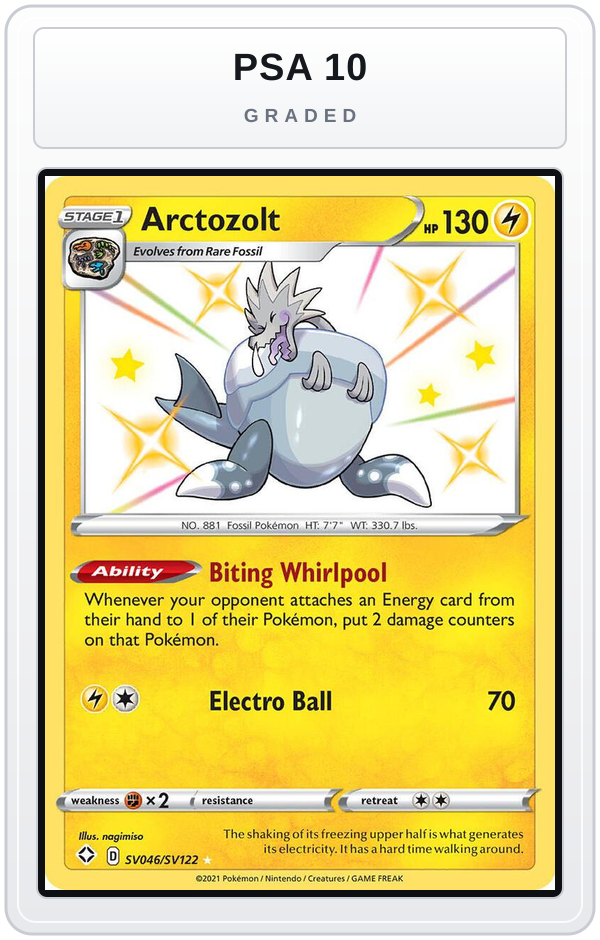 Graded - Arctozolt — PSA 10 graded overlay