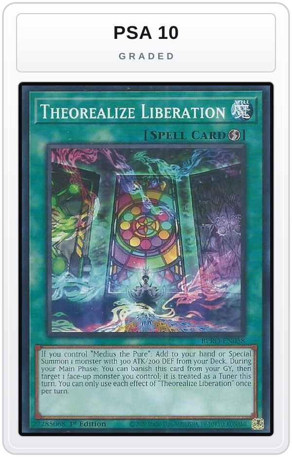 Graded - Theorealize Liberation — PSA 10 graded overlay