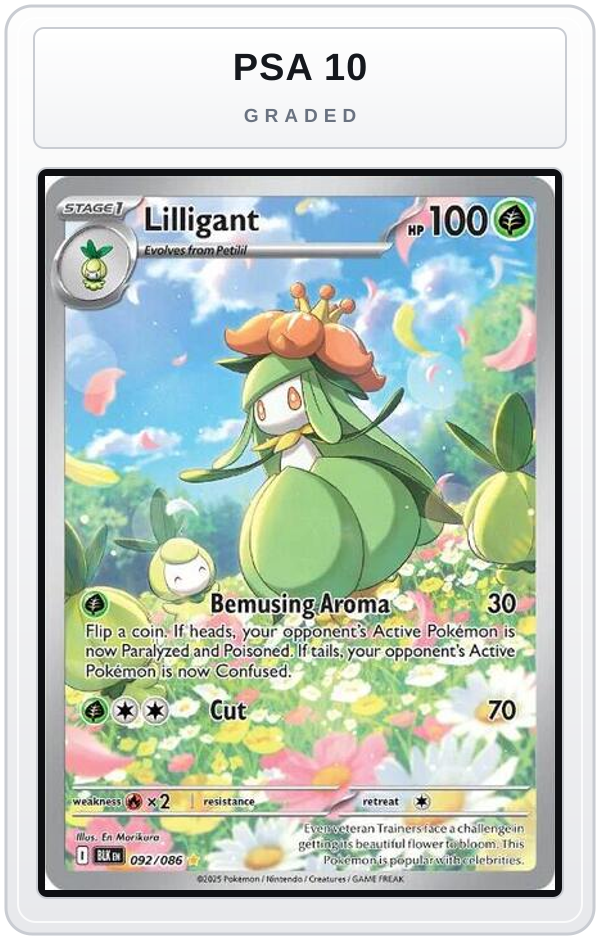 Graded - Lilligant - 092/086 — PSA 10 graded overlay