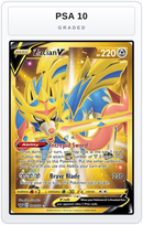 Graded - Zacian V (Secret) — PSA 10 graded overlay