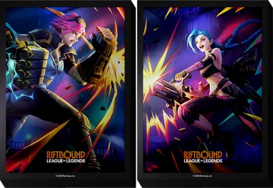 Riftbound Sleeves: Vi vs Jinx