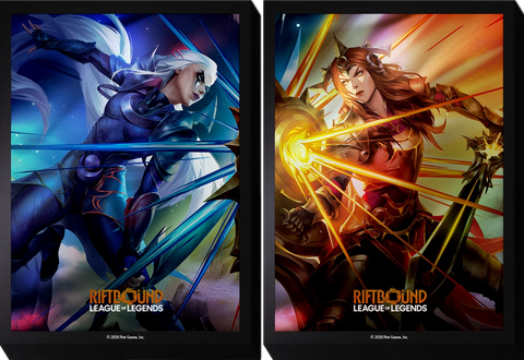 Riftbound Sleeves: Diana vs Leona