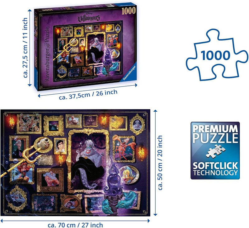 Ravensburger: Disney Villainous Ursula 1000pc