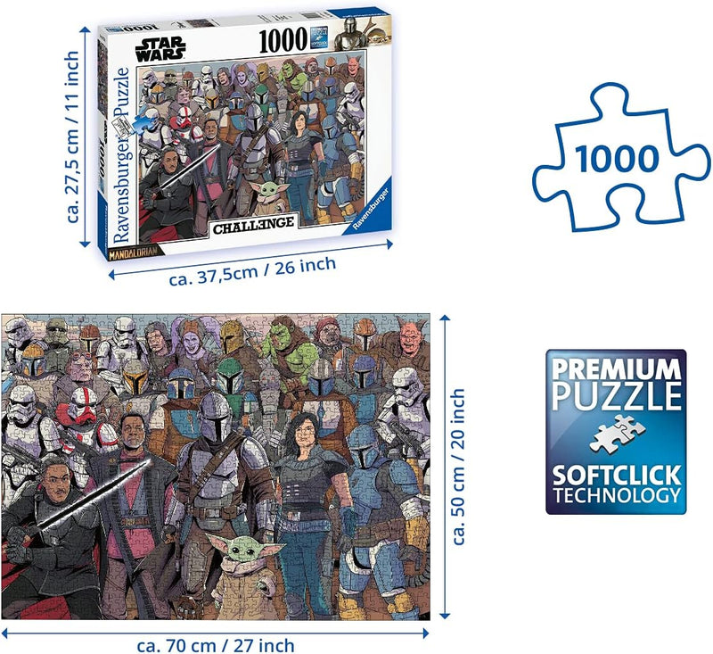 Ravensburger: Star Wars Mandalorian Challenge 1000pc