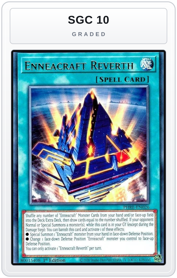 Graded - Enneacraft Reverth — SGC 10 graded overlay