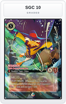 Graded - Negaduck - Public Enemy Number One (Enchanted) — SGC 10 graded overlay