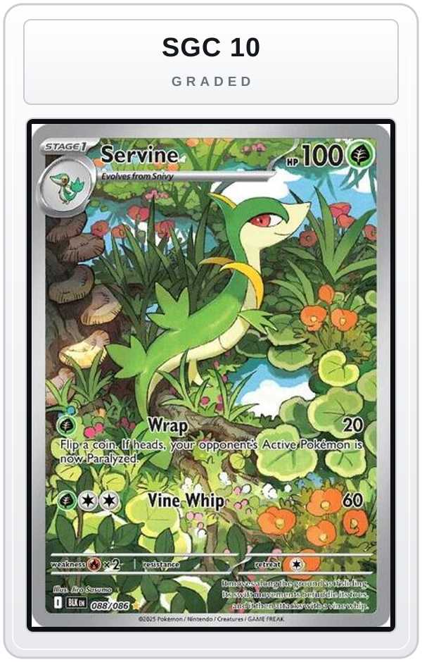 Graded - Servine - 088/086 — SGC 10 graded overlay