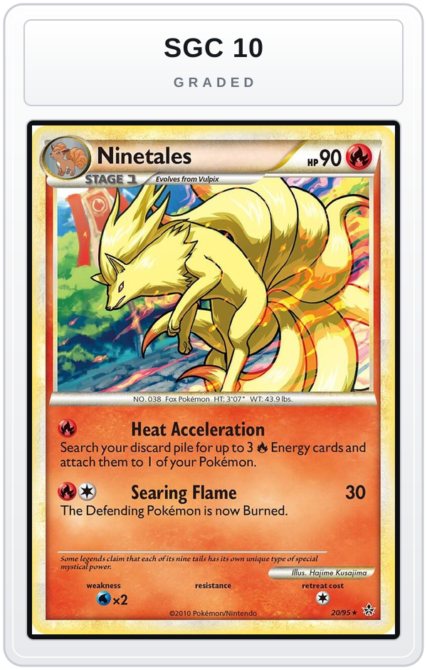 Graded - Ninetales — SGC 10 graded overlay