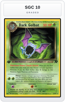 Graded - Dark Golbat (24) — SGC 10 graded overlay