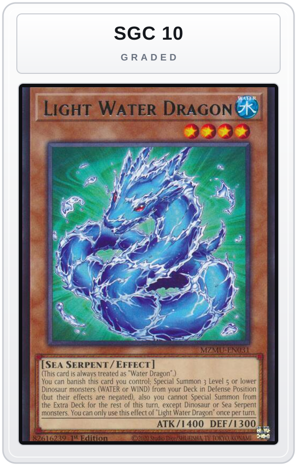 Graded - Light Water Dragon — SGC 10 graded overlay