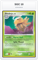 Graded - Shedinja — SGC 10 graded overlay