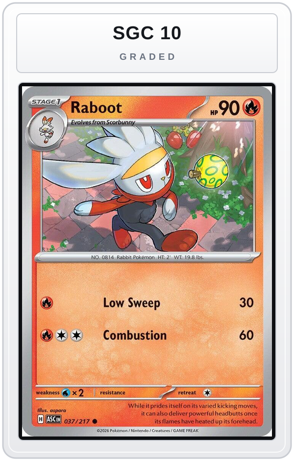 Graded - Raboot — SGC 10 graded overlay